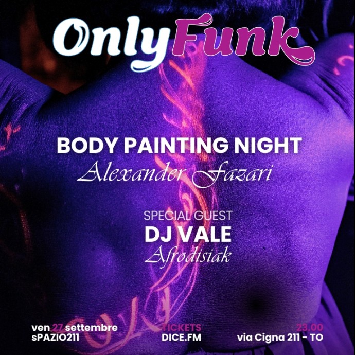 Spazio211 Torino - Eventi da venerdì 27 settembre a giovedì 3 ottobre 2024, con per T!Lt: Daniel Norgren, Only Funk: Body Painting Night e Brokenall 